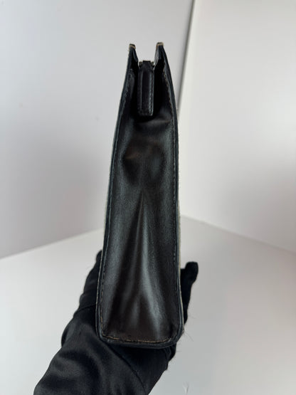 Gucci Web Clutch GG Supreme Coated  Canvas