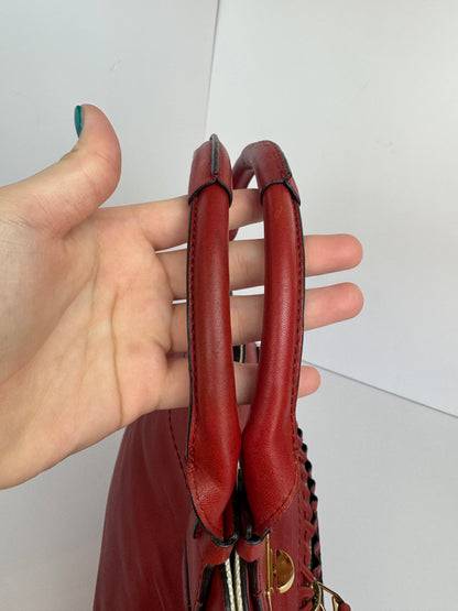 Chloé Margaret Leather handbag with strap Red