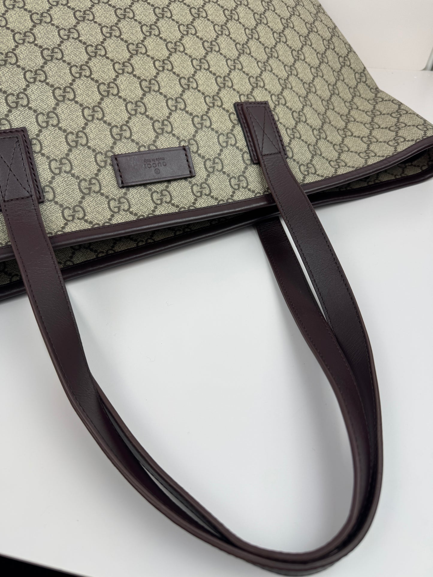 Gucci Tote Large GG Coated Canvas