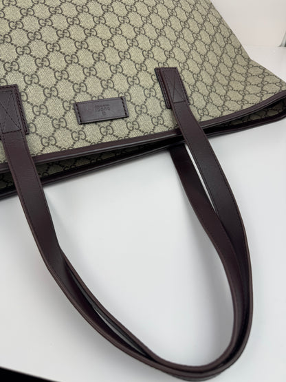Gucci Tote Large GG Coated Canvas