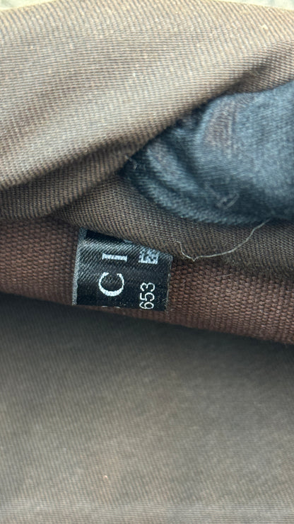 Gucci GG Canvas Messenger Brown