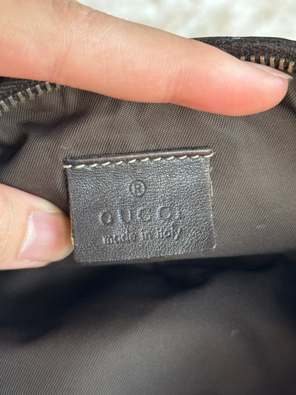 GUCCI Lovely Heart GG Canvas Brown
