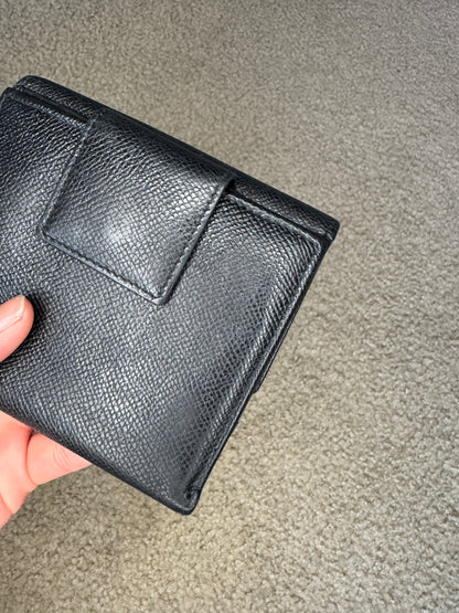 BVLGARI wallet leather Black