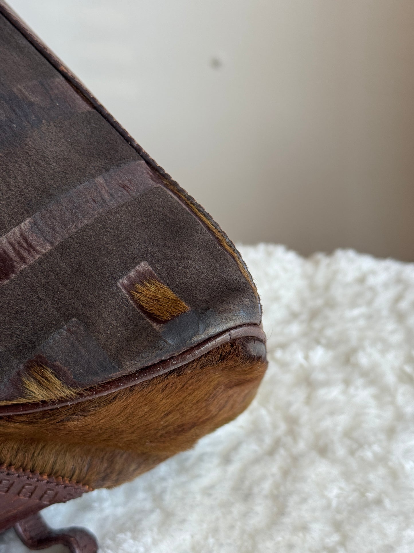 FENDI Du Jour Pony Hair Medium