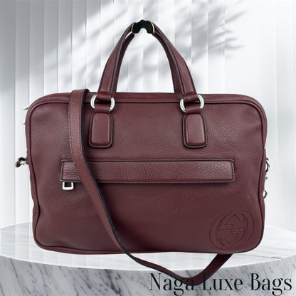 Gucci Briefcase Interlocking GG leather