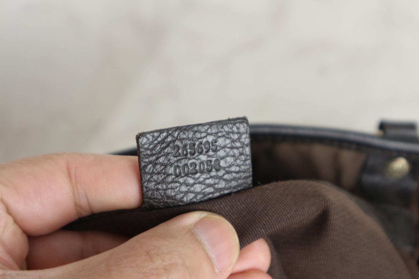 Gucci Joy Tote GG Supreme Leather Bag