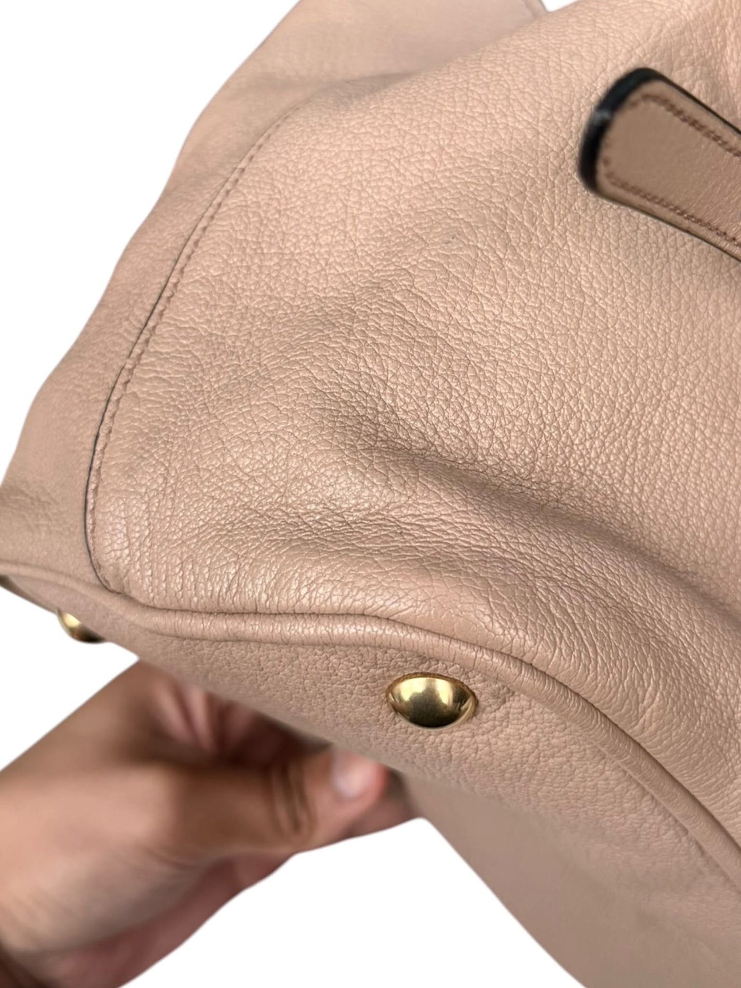 Miumiu Top handle Leather Pink