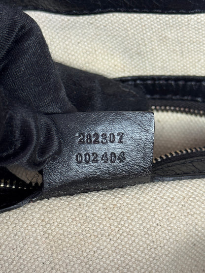 GUCCI Soho Zip Tote Leather Small