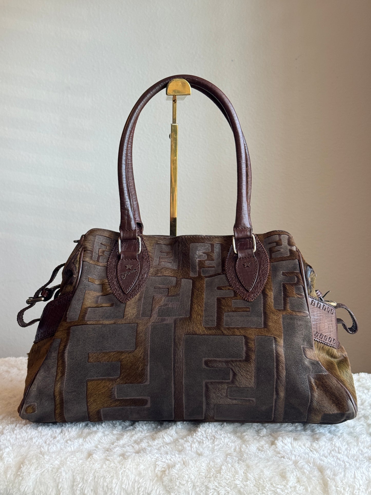 FENDI Du Jour Pony Hair Medium