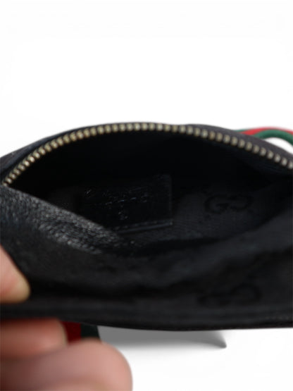 Gucci Double Belt Bag Web Strap Black