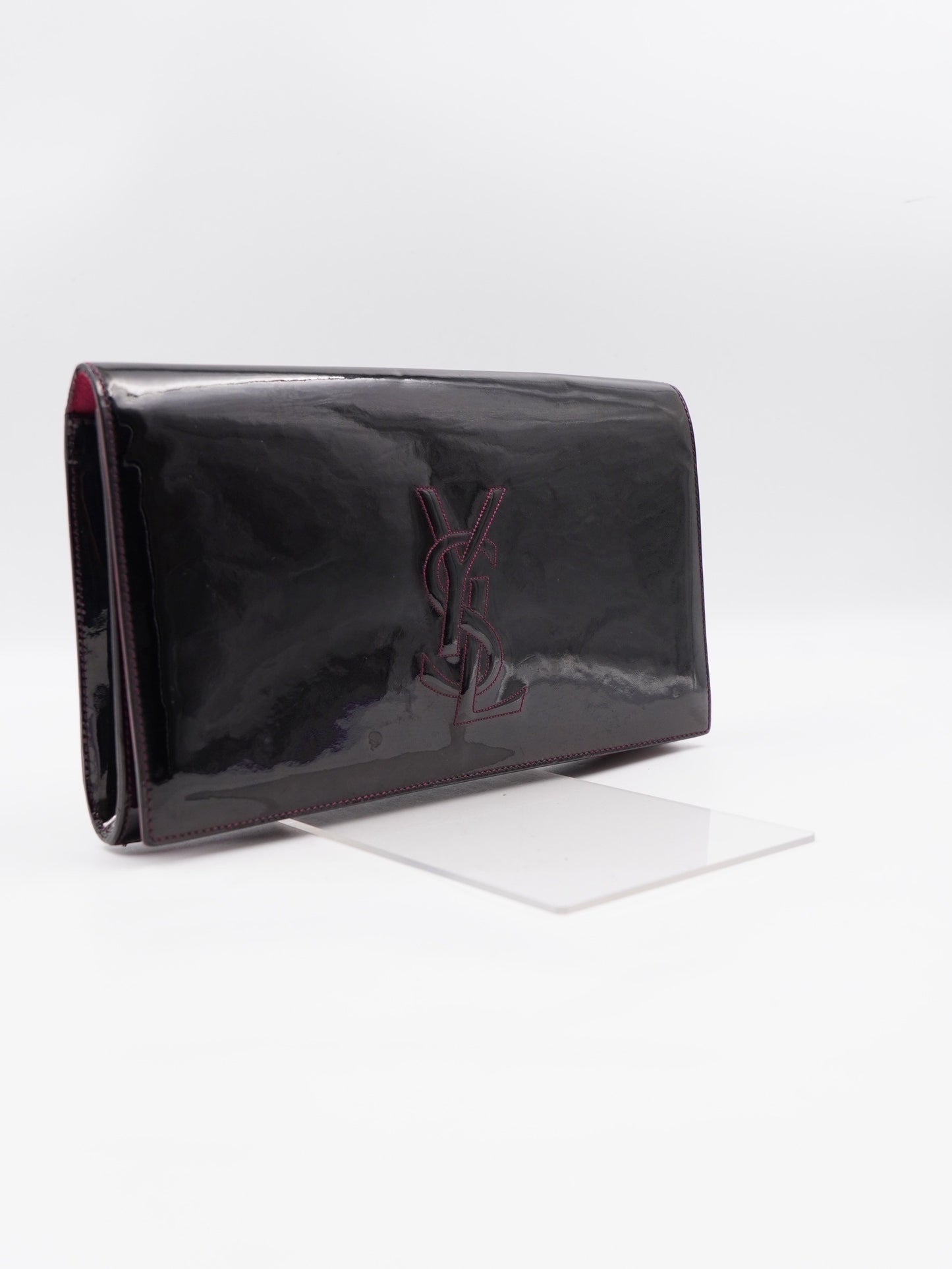 Saint Laurent Bella de Jour  Clutch Patent leather