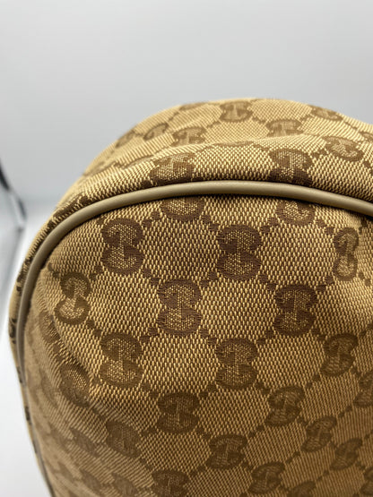 GUCCI New ladies Hobo GG Canvas White