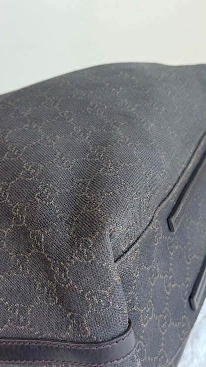 ັGUCCI Gifford Tote Danim Canvas