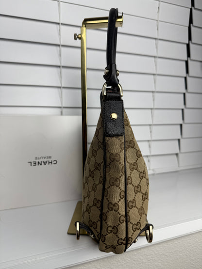 Gucci d ring hobo GG Canvas