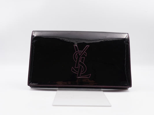 Saint Laurent Bella de Jour  Clutch Patent leather