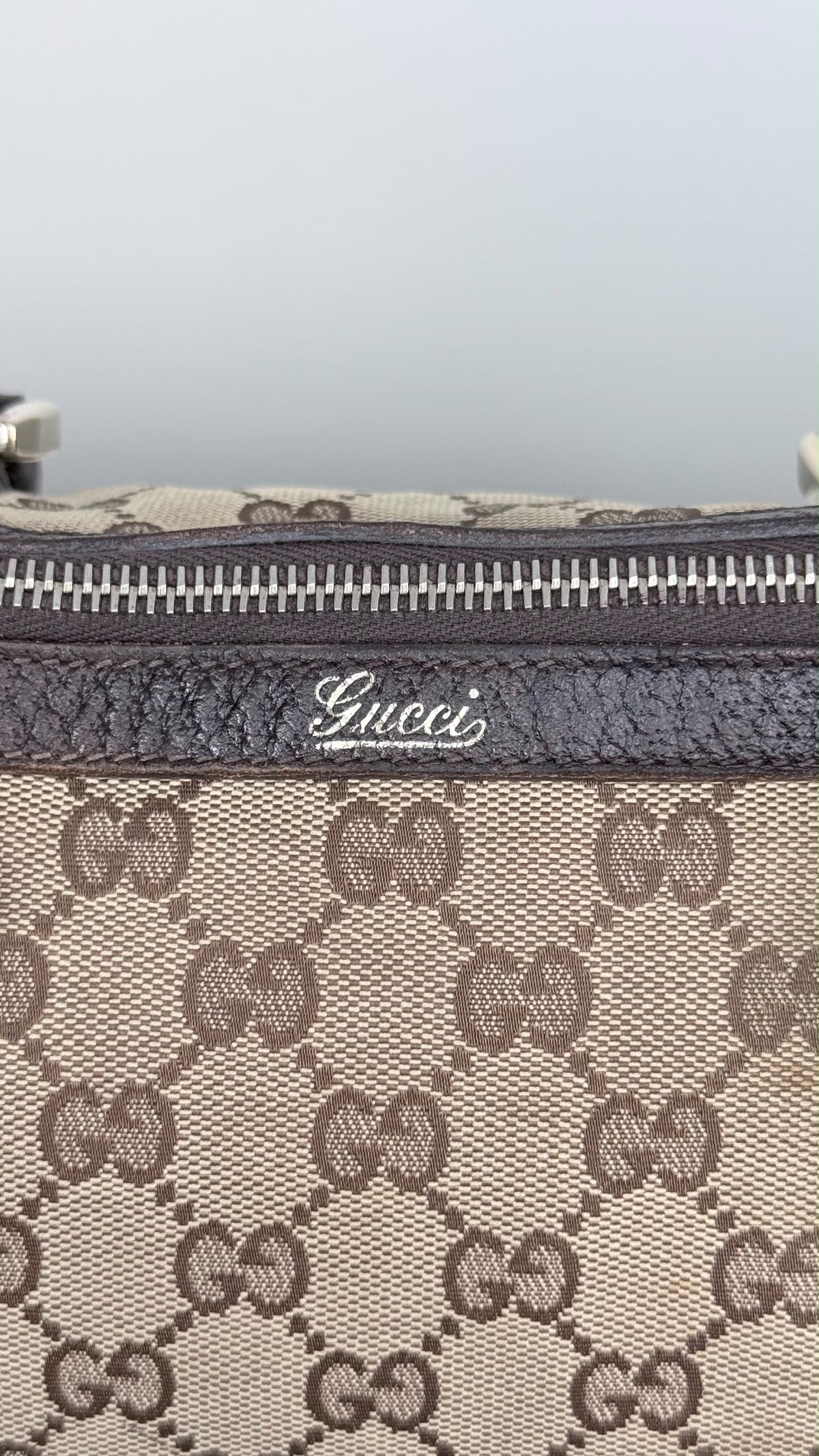 GUCCI Abbey Small Boston Dark Brown