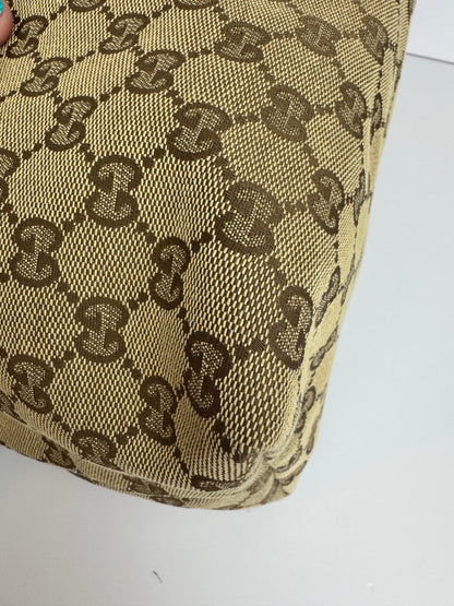 Gucci GG Canvas Tote Brown
