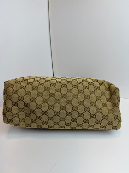 GUCCI Web Stripe Messenger GG Canvas