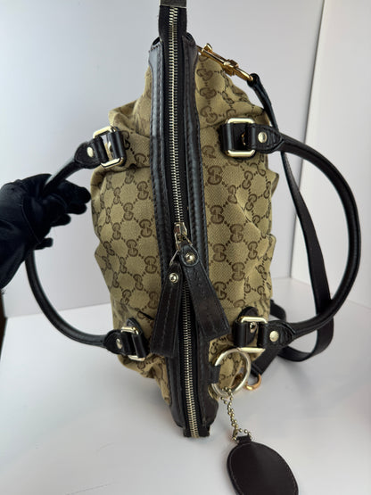GUCCI Sukey Crossbody With Strap GG Canvas