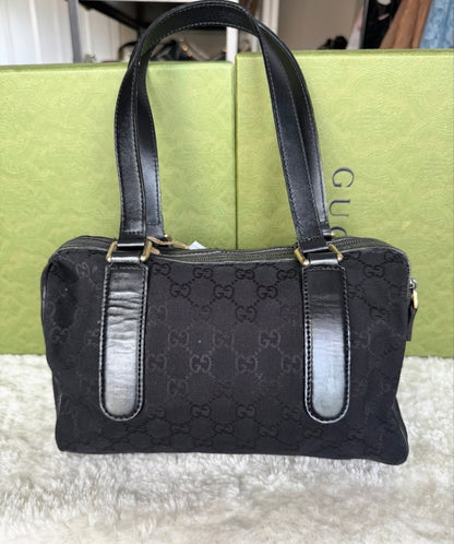 Gucci boston GG canvas Black