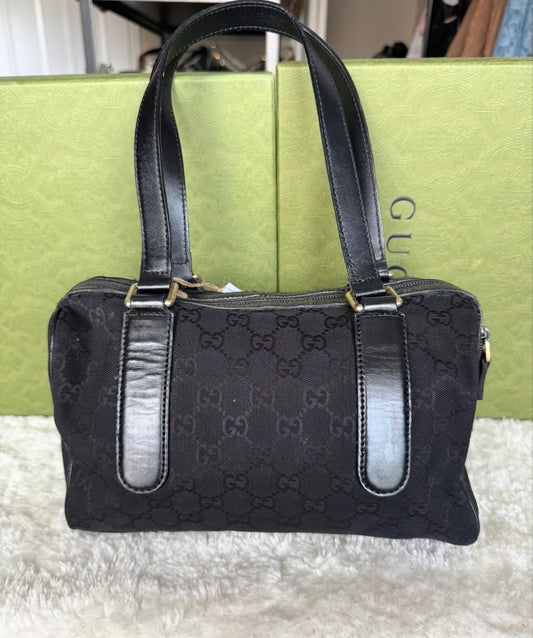 Gucci boston GG canvas Black