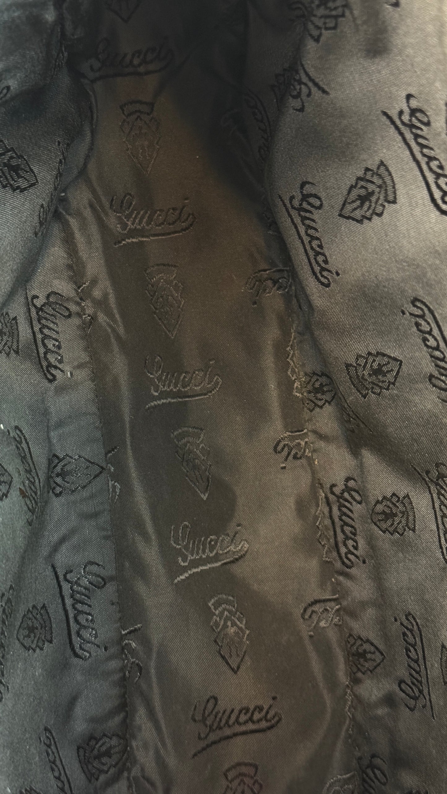 Gucci Front Zip GG Monogram  Messenger (Vintage)