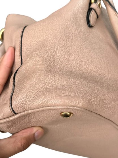 Miumiu Top handle Leather Pink