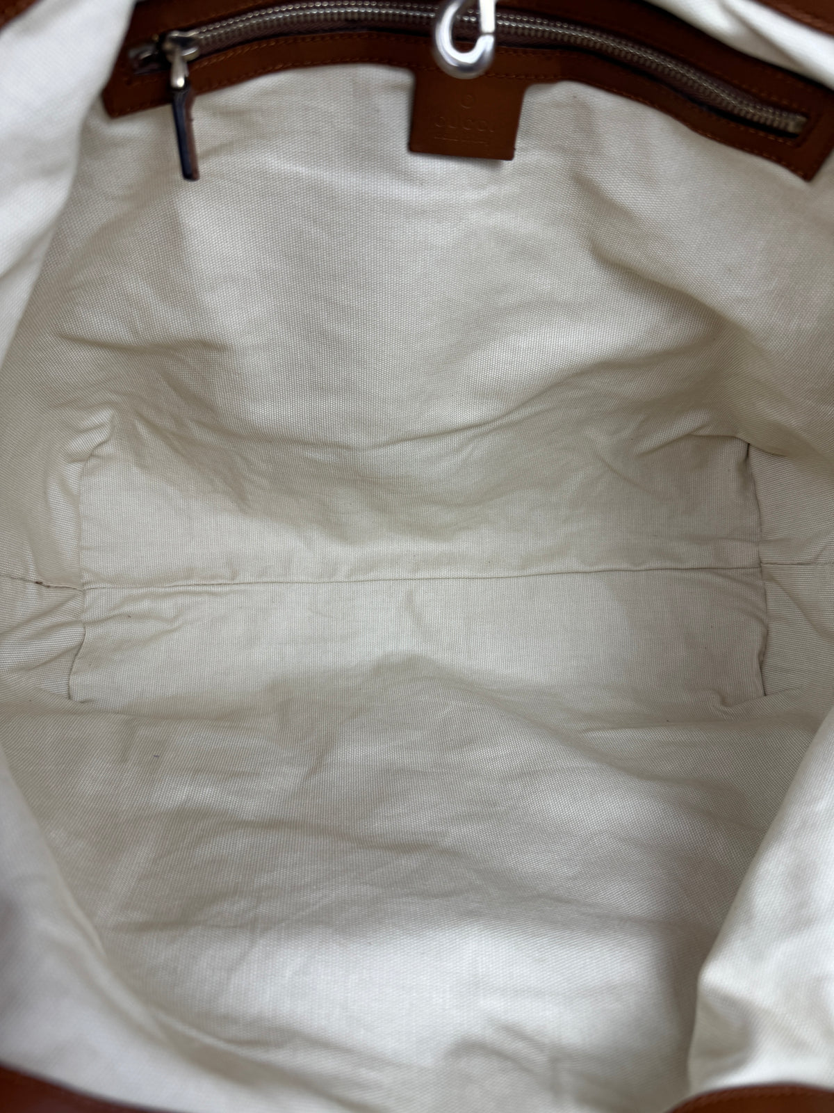 GUCCI Tote GG Canvas Brown