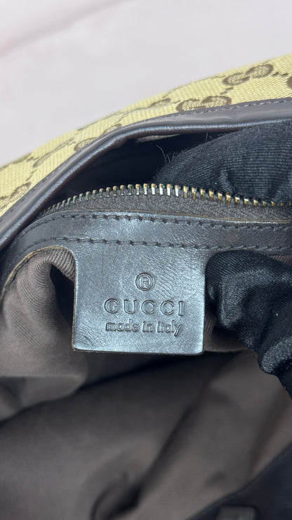 Gucci GG Canvas Hobo Shoulder Bag (Vintage)