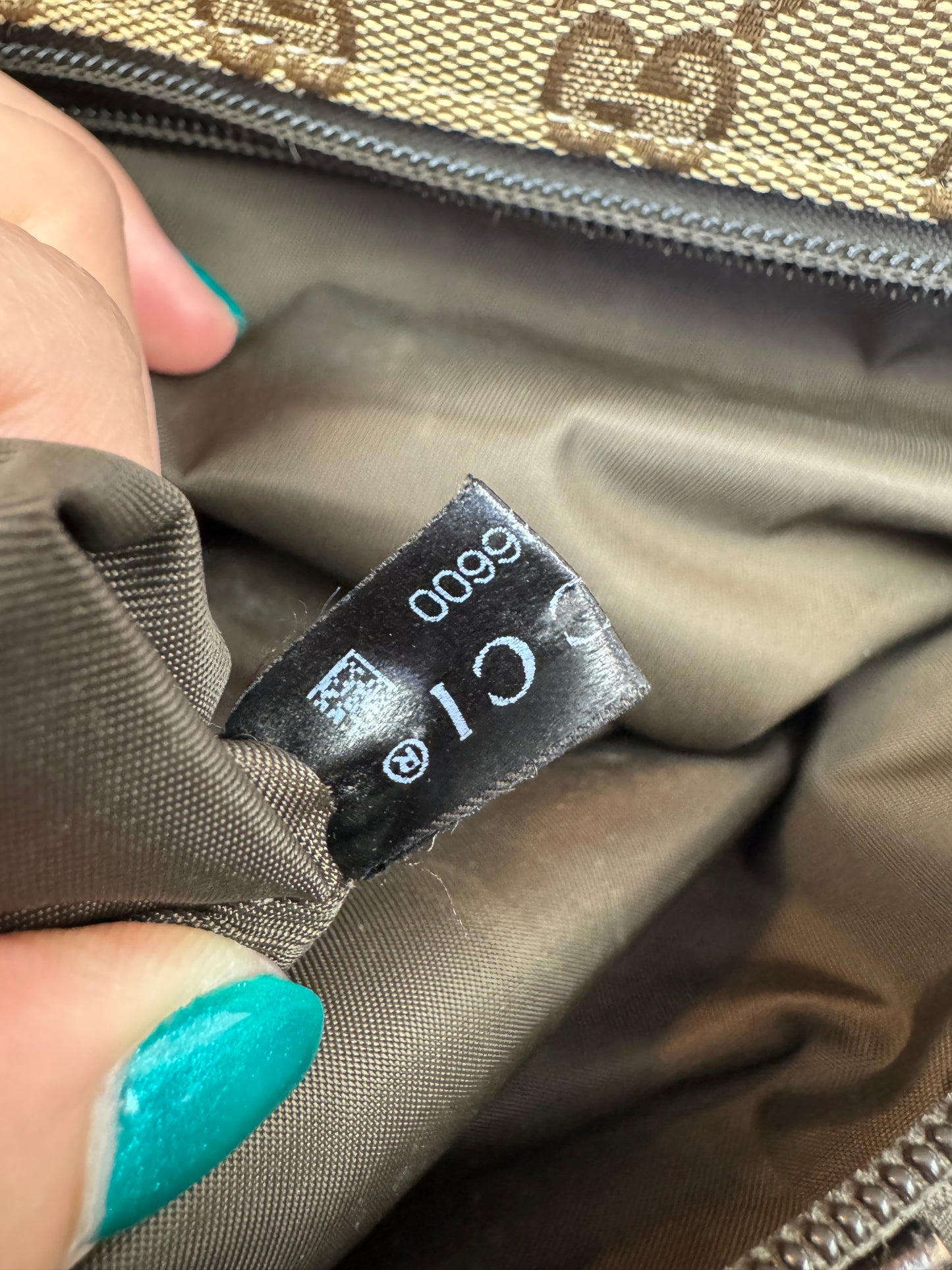 Gucci Web Stripe Diaper Tote GG Canvas