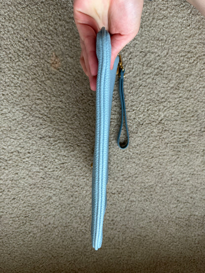 Mcm clutch leather Blue