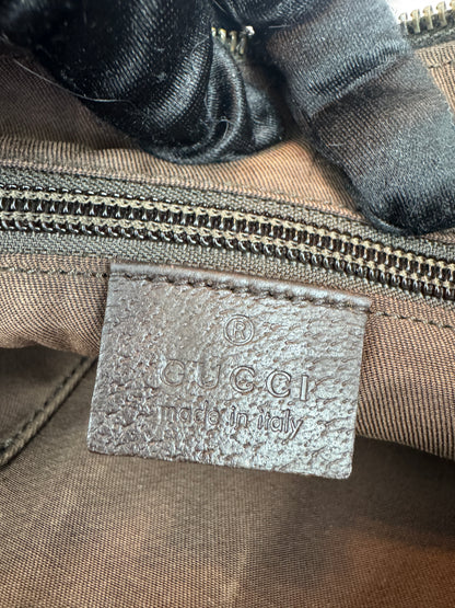 Gucci Halfmoon web Stripe Gg Canvas