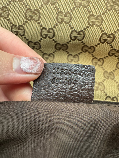 Gucci Flap Messenger GG Canvas Brown