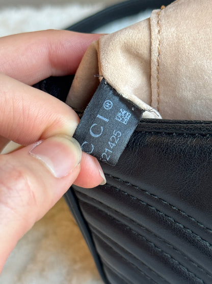 GUCCI GG Marmont Flap Matelasse Leather Small