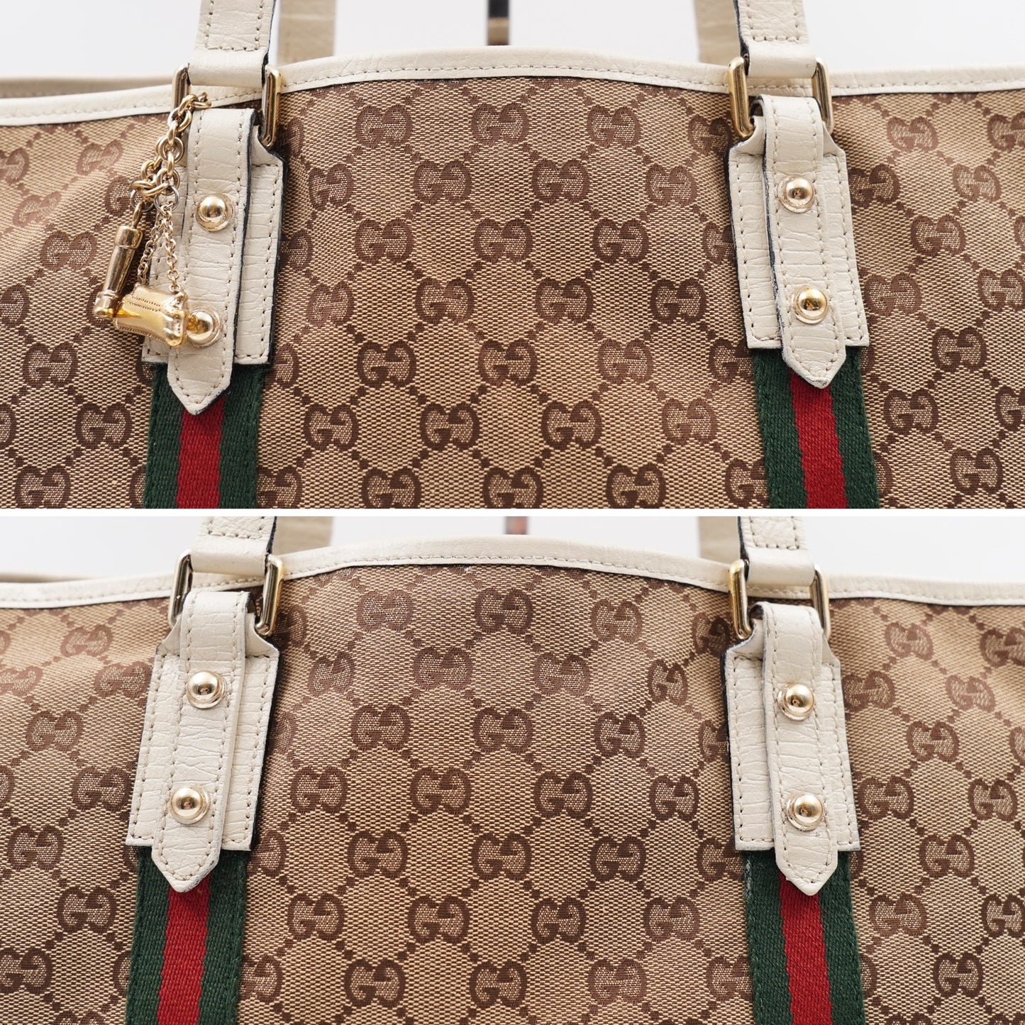 GUCCI GG Canvas Jolicoeur Medium Tote (Vintage)