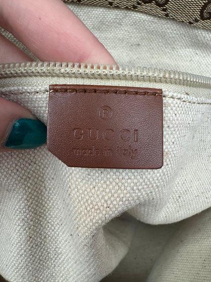 Gucci GG Canvas Tote Brown