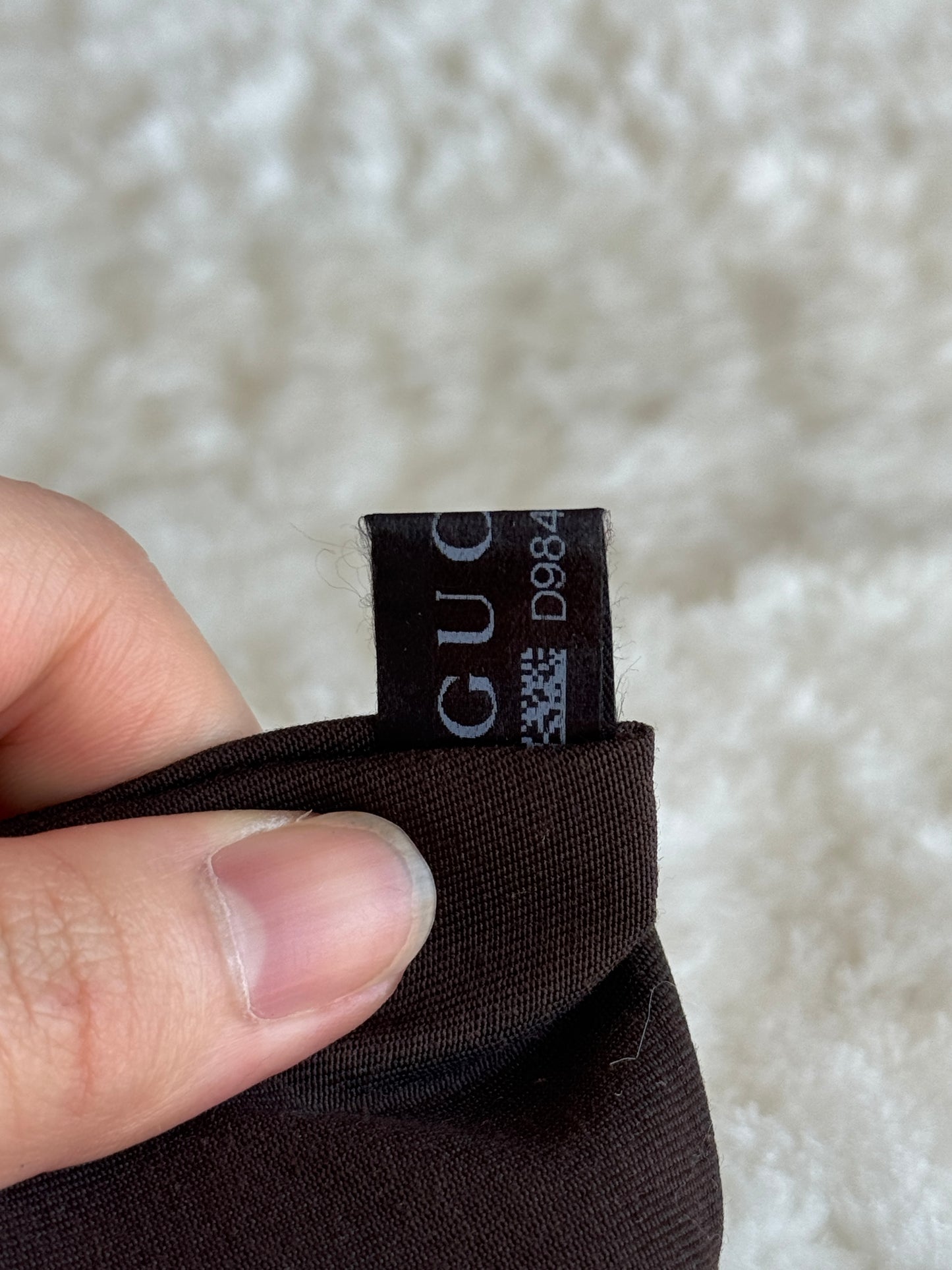 GUCCI Web Strap Camera GG Canvas Brown