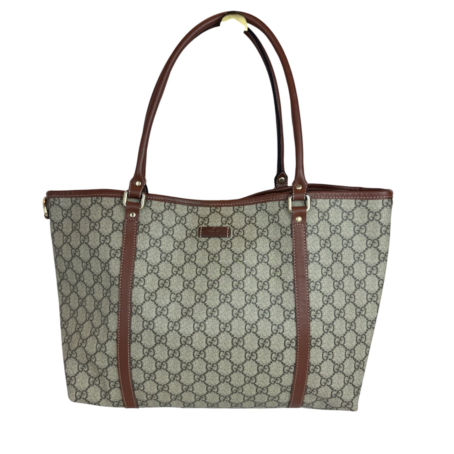 Gucci shopping tote GG Supreme coated canvas brown