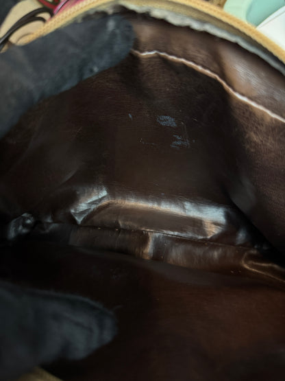 FENDI Vintage Zucchino Crystal Canvas FF Crossbody