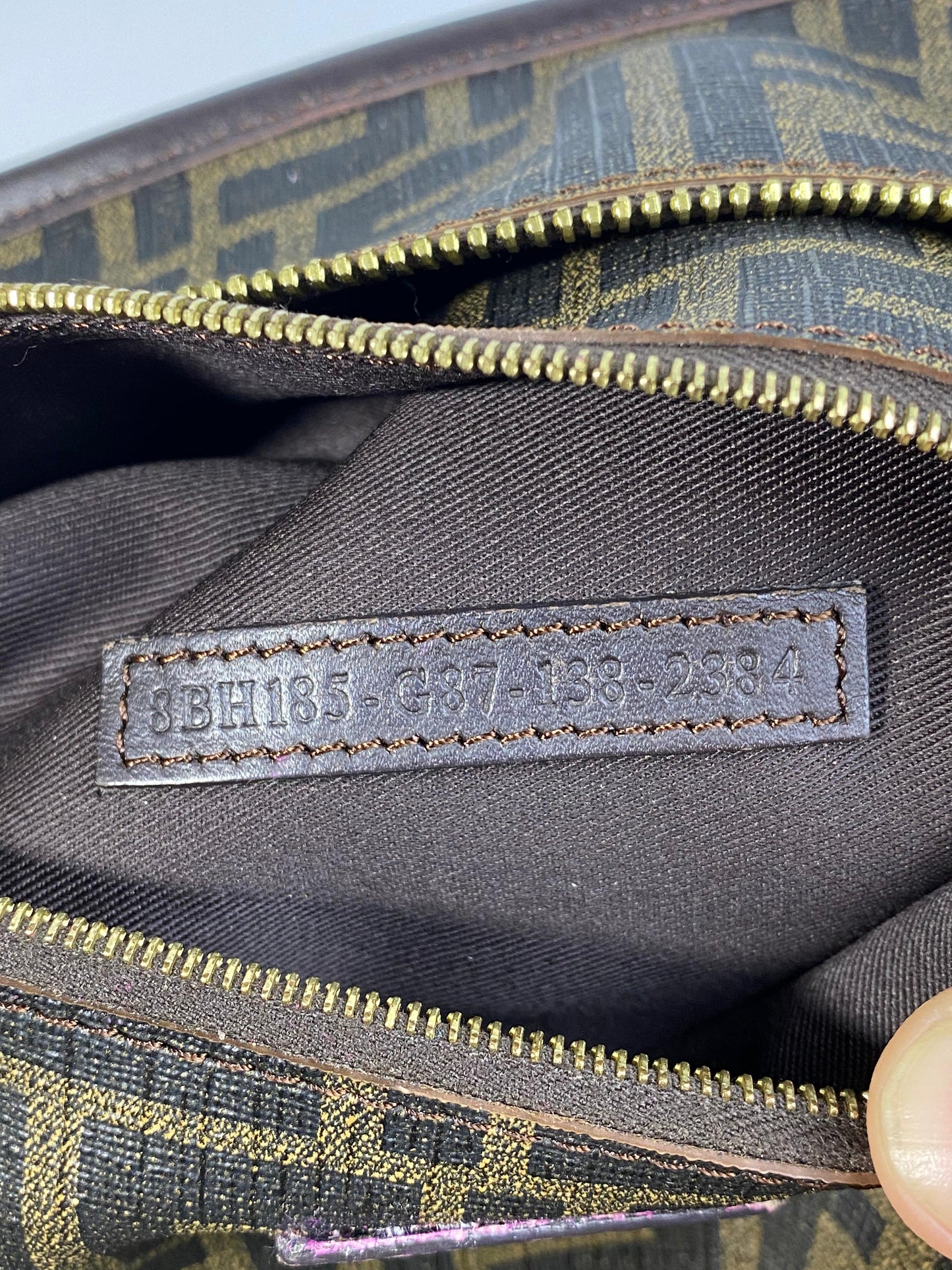Fendi Roll Tote Zucca Coated Canvas Medium