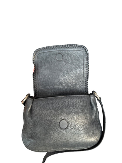 Mcm Leather flap crossbody Dark grey