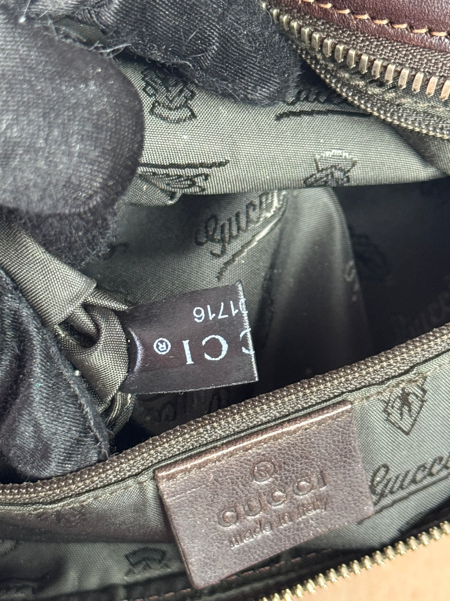 GUCCI GG Crystal Canvas Duchessa Hobo Bag