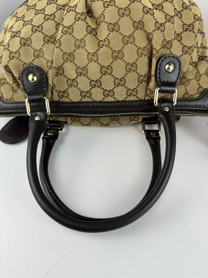 GUCCI Sukey Crossbody With Strap GG Canvas