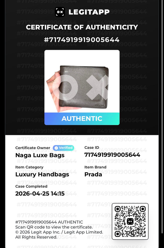 Prada saffiano men brown