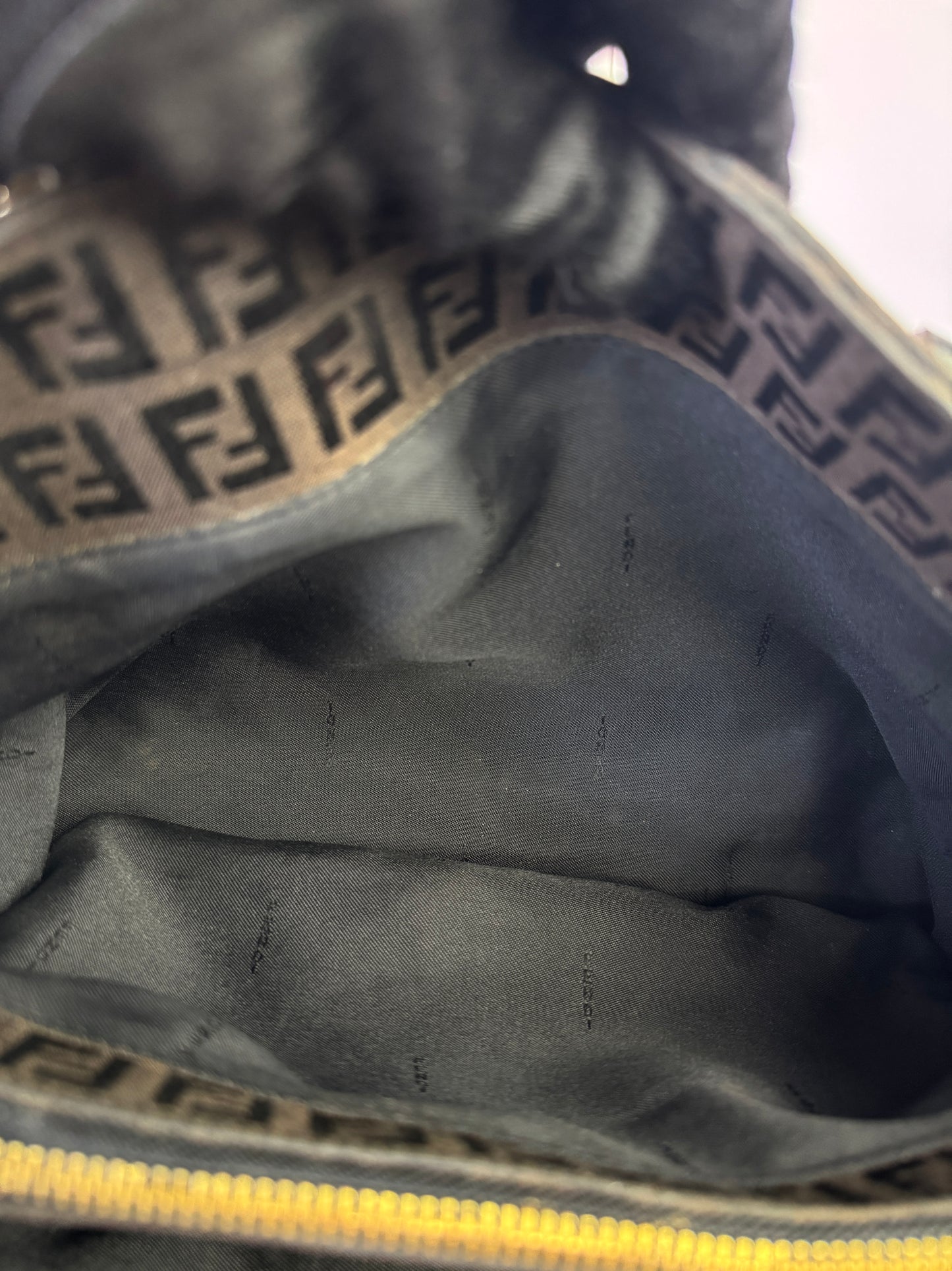 FENDI Vintage Shopping Tote Zucchino Canvas Small