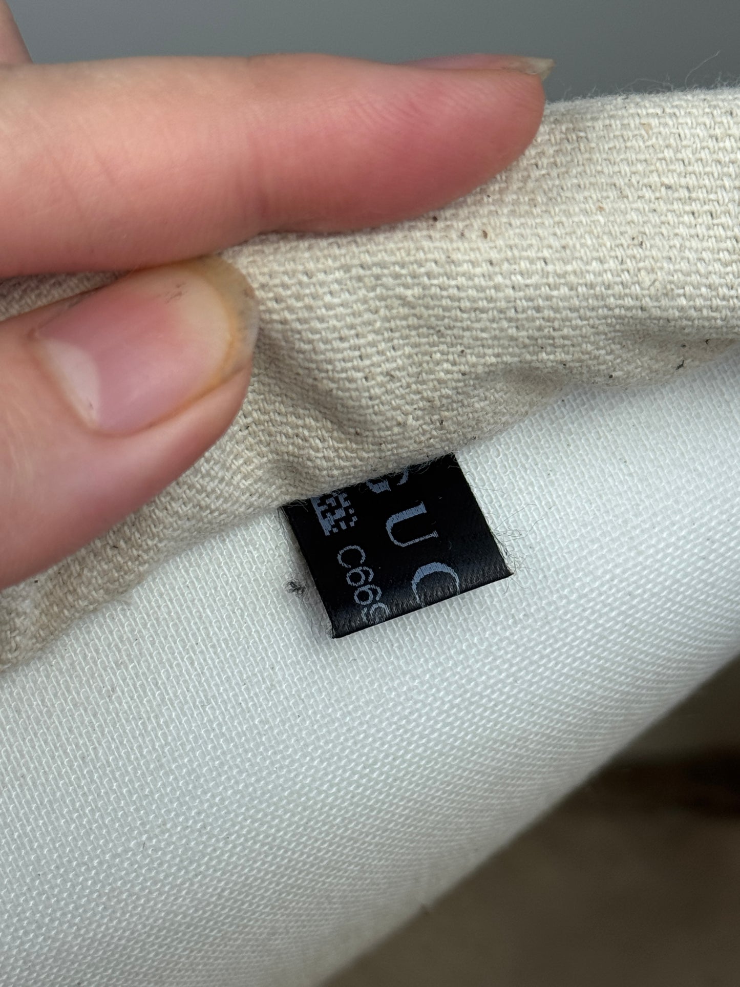 GUCCI Front Zip Small Gg Suprme Coated canvas Navy