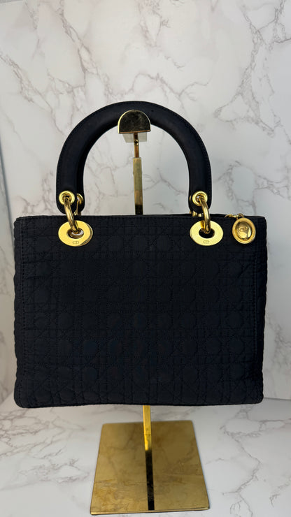 Christian Dior Lady Dior Quilted Tote Bag (Vintage)