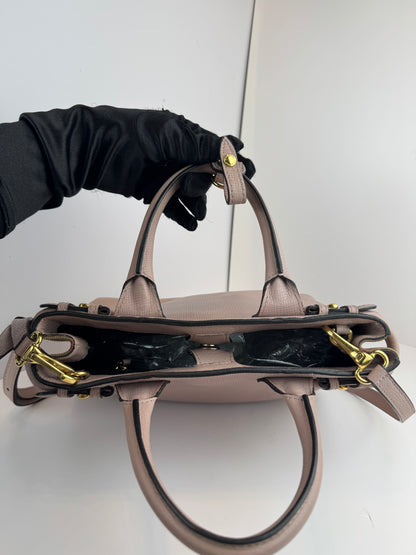 Burberry Banner House Check Leather Pink Nude