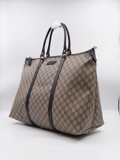 Gucci GG Joy Tote Travel Supreme Coated Canvas