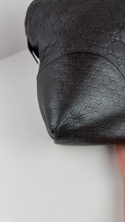 Gucci Bree Dome Tote Guccissima Leather Medium